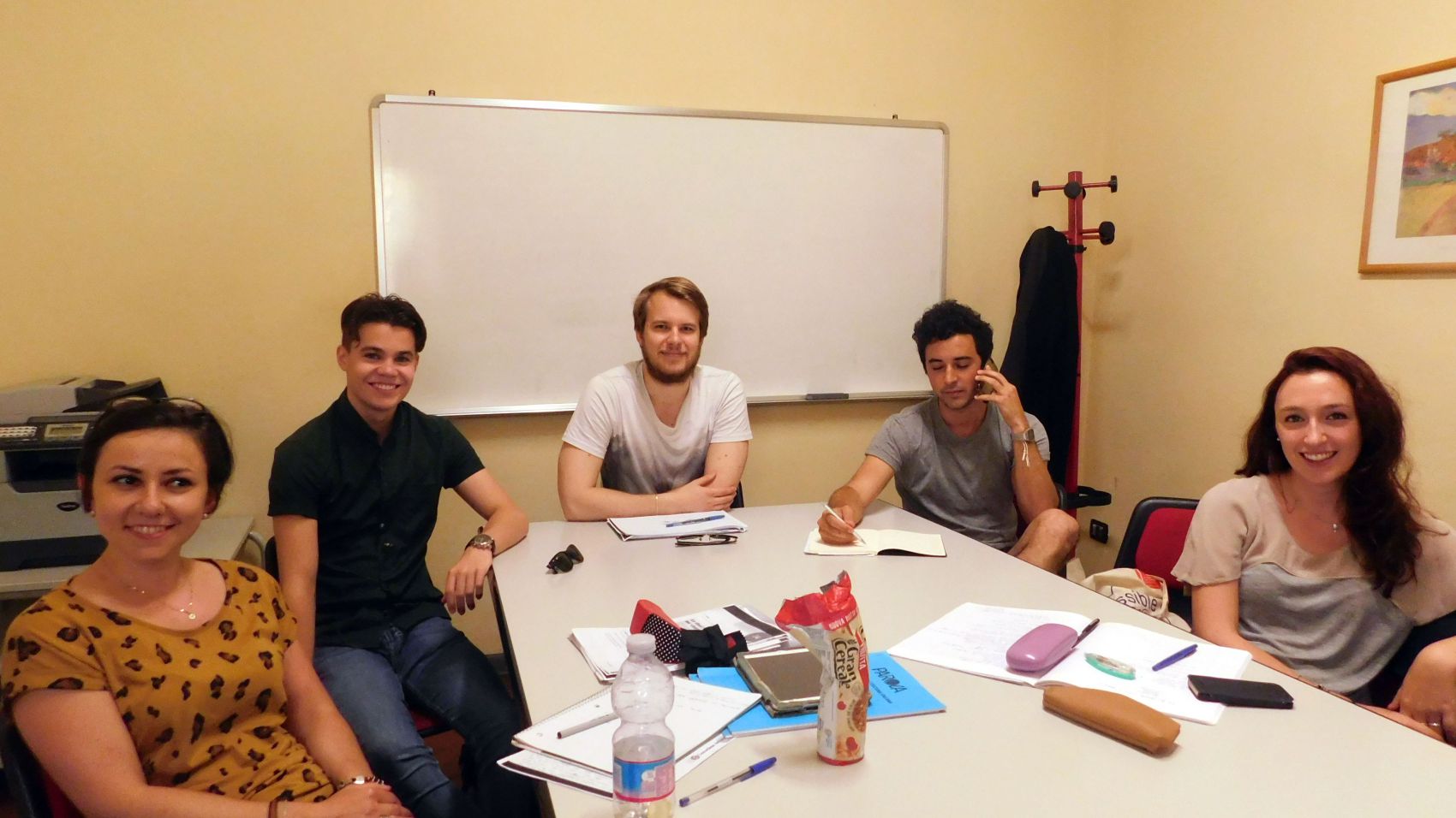 group-course-italian-florence Group Italian language lesson in Florence at Parola school