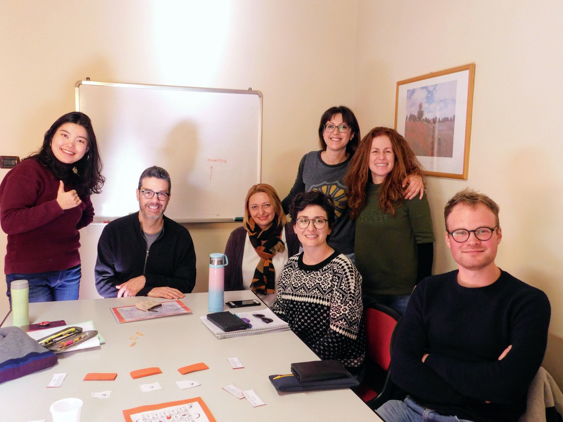 Studenti del corso di italiano a Firenze