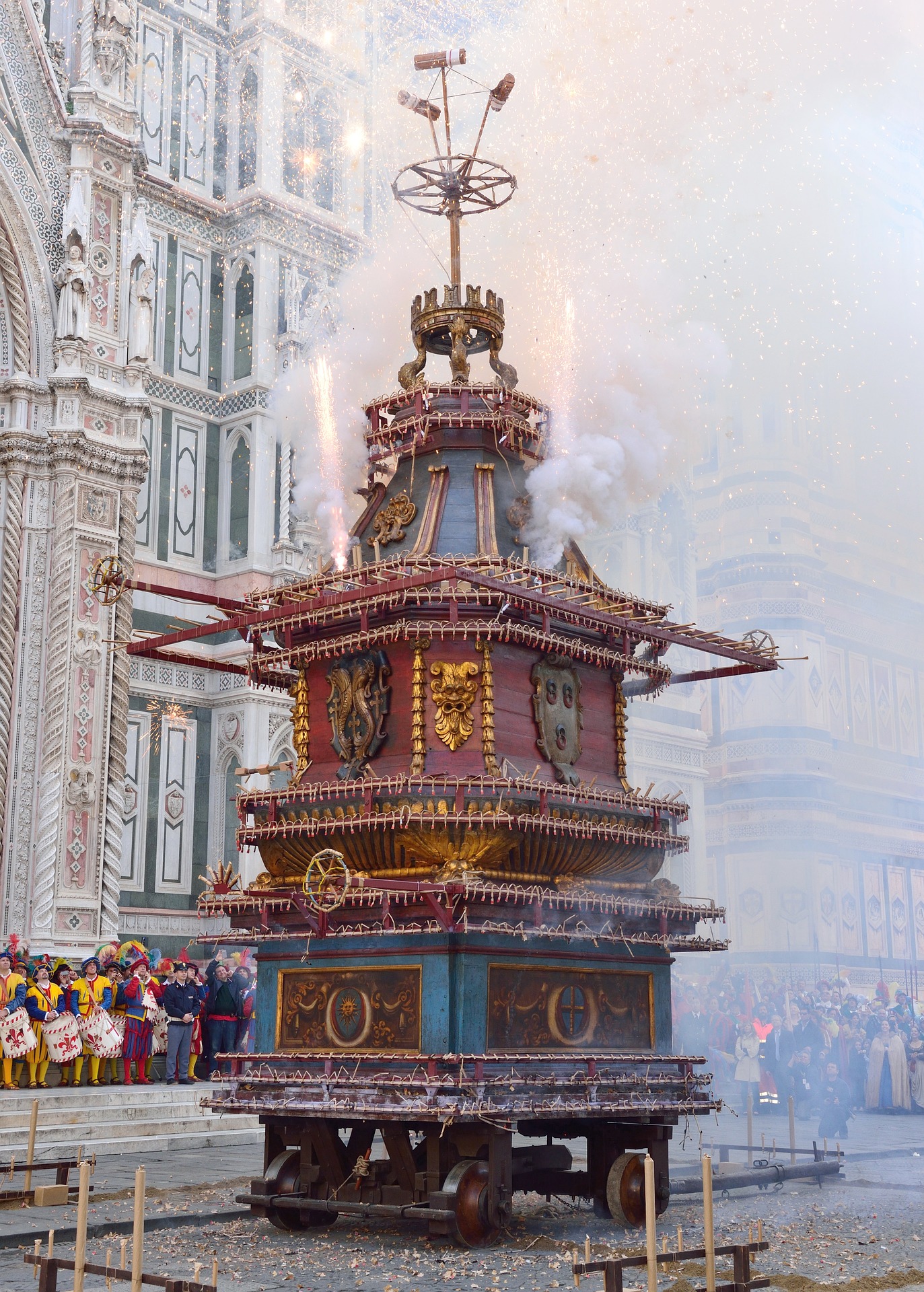 Scoppio del carro a Firenze