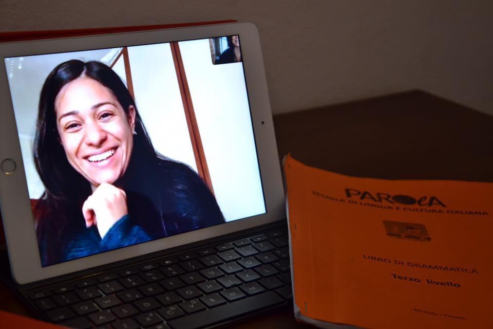 online-italian-student Studentessa di lingua italiana online di Parola